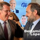 Feijóo y el líder del PP en Castilla-La Mancha, Paco Núñez