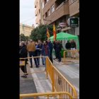 Carpa atacada de Vox en Valencia