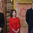 El ministro de Interior, Fernando Grande-Marlaska, la ministra de Defensa, Margarita Robles y el presidente del Gobierno, Pedro Sánchez.