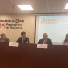 Fernando Molinero Revert, director general de Deportes en el Consejo Superior de Deportes, Francisco Javier Orduña Moreno, catedrático de Derecho Civil y ex magistrado del Tribunal Supremo, Sandra Gómez, vicealcaldesa en funciones del Ayuntamiento de Valencia,  José García Roig, vicepresidente de Sociedad Civil Valenciana - SOCIEDAD CIVIL VALENCIANA