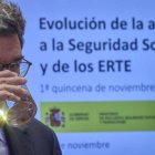 El ministro de Seguridad Social, José Luis Escrivá