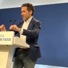 Borja Sémper, portavoz de campaña del PP, en rueda de prensa desde Génova