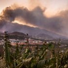 Volcán de Cumbre Vieja a su llegada al Océano