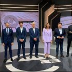 Debate en À Punt de los candidatos a la alcaldía de Valencia. Foto À Punt