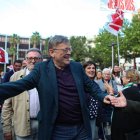 Ximo Puig y Jesús Ros, alcalde de Torrent y candidato a la reelección - PSOE