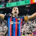 Jordi Alba, celebrando el gol que marcó a Osasuna hace solo unas semanas.