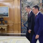 Pedro Sánchez con Felipe VI