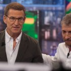 El presidnete del Pp, Alberto Núñez Feijóo, en el programa de El Hormiguero.