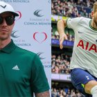 El exjugador del Real Madrid, Guti, y el delantero del Tottenham, Harry Kane.