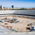 El Camp Nou está en obras y el Barcelona diseña una estrategia para hacerlo rentable