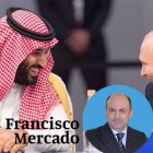 Putin con el Príncipe saudí Mohamed Bin Salman.