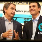 Pedro Sánchez y Zapatero