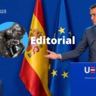 El líder del PSOE y presidente del Gobierno en funciones, Pedro Sánchez, tras la reunión informal de Jefes de Estados o de Gobierno de la Unión Europea en Granada.