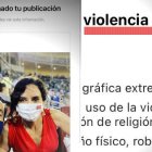 Ayuso, en la imagen en Las Ventas censurada por "violenta" por Instagram