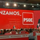 José Luís Rodríguez Zapatero durante su intervención en el 40 Congreso Federal del PSOE