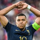 Mbappé, en un partido con Francia.