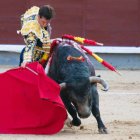 Julián López "El Juli", toreando en la plaza de Las Ventas.