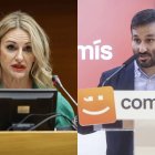 La consellera Nuria Montes y el diputado de Compromís, Vicent Marzà.