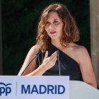 Isabel Díaz Ayuso en el inicio de curso del PP de Madrid