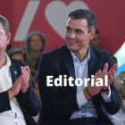 Pedro Sánchez junto al presidente socialista de Castilla La-Mancha, Emiliano García-Page.