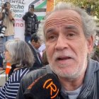 Willy Toledo en una manifestación pro Palestina