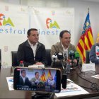 Bea Quintillán, Concejala de Deportes y Seguridad del Ayuntamiento de Finestrat, Bernabé Cano, diputado provincial de Deportes, Juan Fran Pérez, alcalde de Finestrat y el director técnico de la prueba Romualdo Doménech.