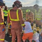 Muere un hombre y otro resulta herido al arrollarles dos camiones en Picassent (Valencia) - CONSORCIO BOMBEROS VALENCIA