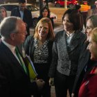 La ministra de Ciencia, Innovación y Universidades, Diana Morant, a su llegada a la inauguración de València Capital Verde Europea 2024, en el Palau de la Música.