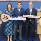 La alcaldesa de Valencia, María José Catalá, el president de la Generalitat, Carlos Mazón, el vicepresident de la Generalitat, Vicente Barrera, la consellera de Territorio, Salomé Pradas y la consellera de Turismo, Núria Montes, en el acto #QuieroCorredor