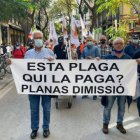 Manifestación de agricultores en Valencia