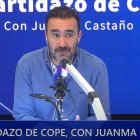 Juanma Castaño durante 'El Partidazo' de COPE. (FOTO: Youtube de 'El Partidazo')