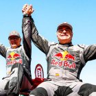 Carlos Sainz al ganar su cuarto Dakar