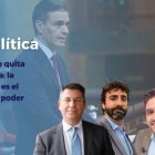 Al fondo de la imagen se ve a Pedro Sánchez, presidente del Gobierno