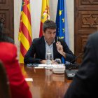 El president de la Generalitat, Carlos Mazón, preside la reunión de constitución de la nueva Mesa de Diálogo Social de la Comunitat Valenciana