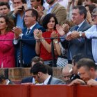 Juan Espadas (PSOE) en la Maestranza cuando era alcalde de Sevilla.