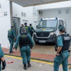 Juzgados de Barbate durante las detenciones tras la muerte de dos agentes.