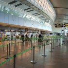 ista del interior del aeropuerto de Manises (Valencia)