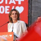 La ministra y candidata del PSOE, Teresa Ribera.