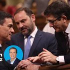 Pedro Sánchez, José Luis Ábalos y Patxi López en una imagen de archivo en el Congreso