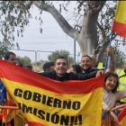 Protesta de agricultores frente al Congreso del PSPV.