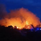 Incendio forestal en El Saler en noviembre de 2023.