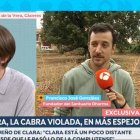 En 'Espejo Público' han entrevistado a Francisco, dueño de la cabra Clara, violada la semana pasada en la Universidad Complutense.