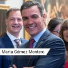 El presidente del Gobierno, Pedro Sánchez, junto a su esposa, Begoña Gómez.