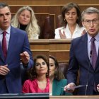 Cara a cara entre Sánchez y Feijóo en el Congreso