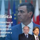 Al fondo de la imagen se ve a Pedro Sánchez, presidente del Gobierno