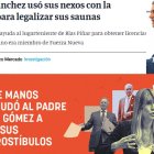 En la parte de arriba el titular de ESdiario del artículo de Francisco Mercado (13 de junio de 2022) y abajo el de OKdiario (26 de abril de 2024).