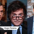 Pedro Sánchez junto a Javier Milei y Alberto Núñez Feijóo