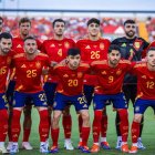 Combinado español en el partido amistoso contra Andorra