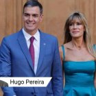 Pedro Sánchez junto a su mujer, Begoña Gómez