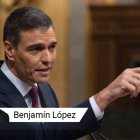 Pedro Sánchez durante un Pleno en el Congreso de los Diputados